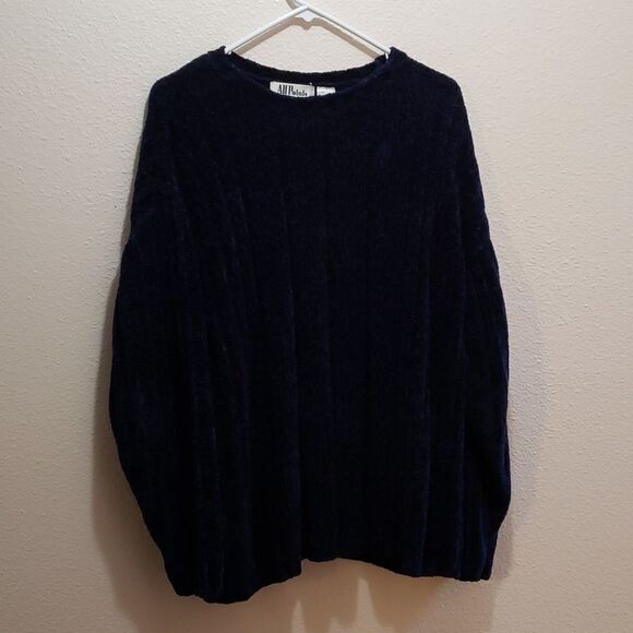 All Points sweater Deep navy L - Picture 1 of 4